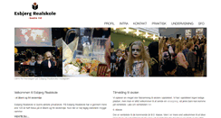 Desktop Screenshot of esbjergrealskole.dk